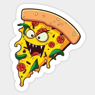 Slice of the Monster Pie: The Pizza Monster Sticker